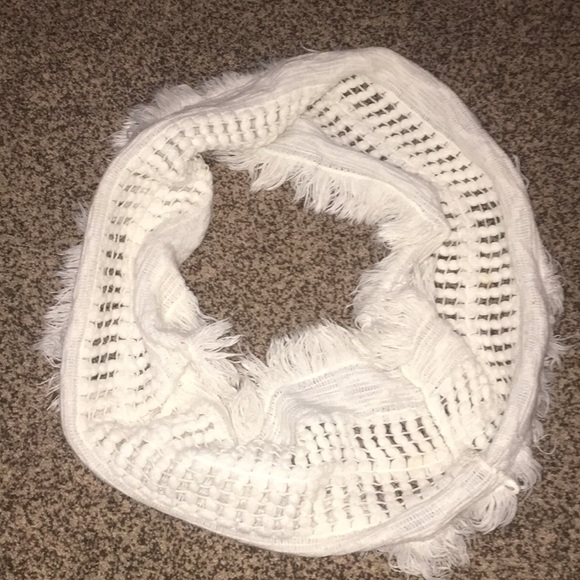 Accessories - White Infinity Scarf
